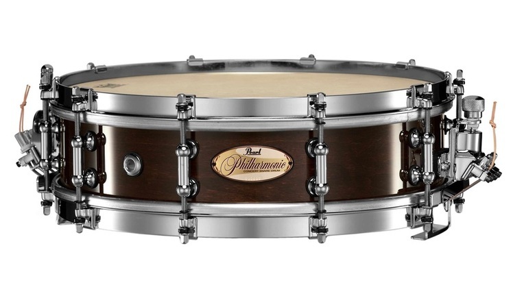 Pearl 14 x 4 6Ply Maple Philharmonic Concert Snare Drum - High Gloss  Walnut