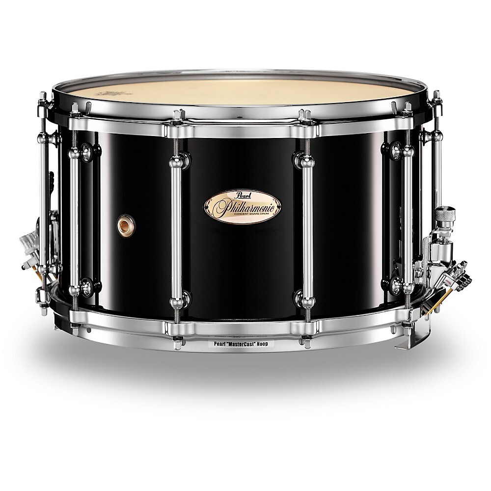 Pearl 14 x 6.5 6Ply Maple Philharmonic Concert Snare Drum - Piano Black