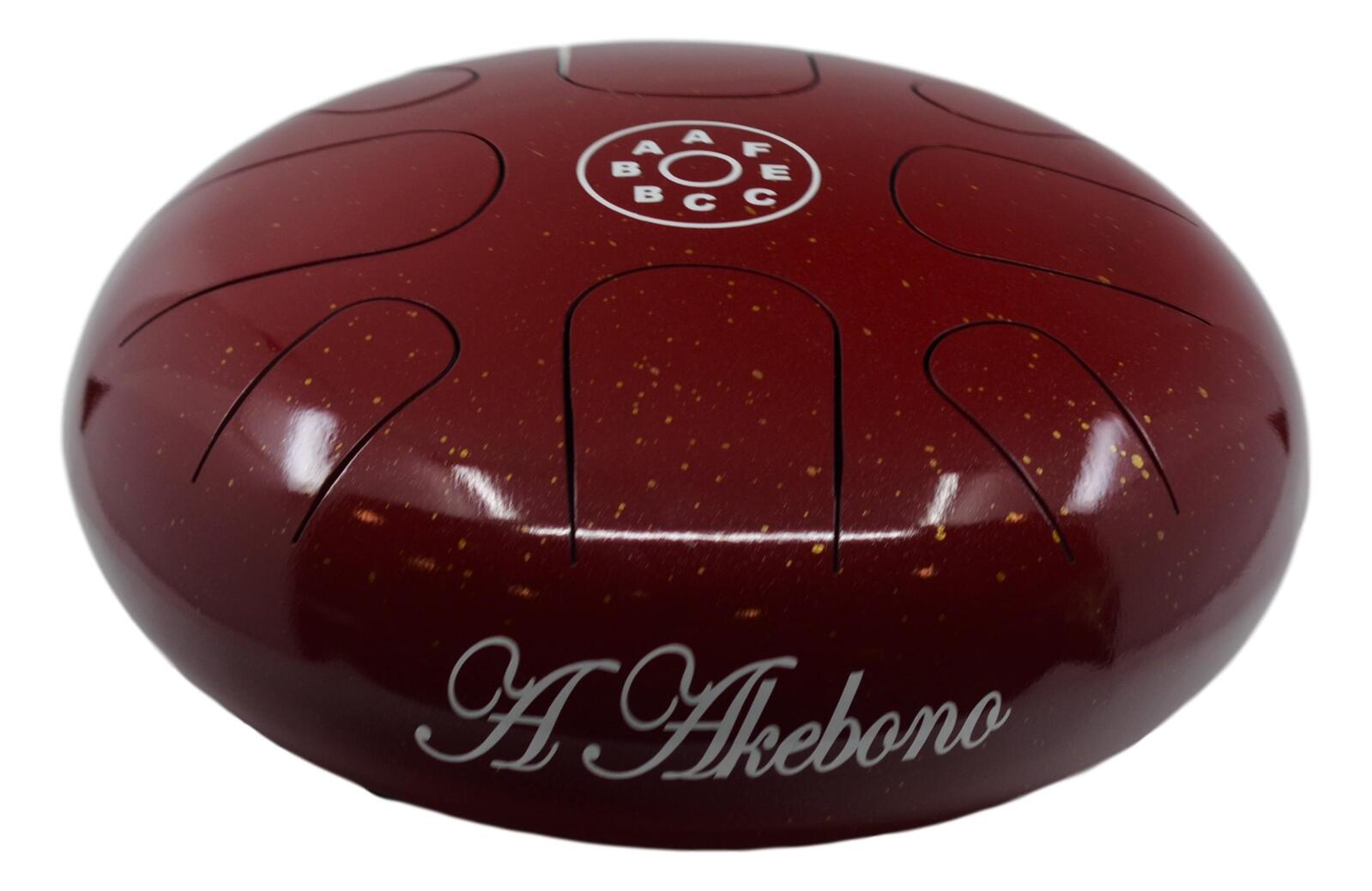 Happy Steel Tongue Drum Akebono 8 Notes Red