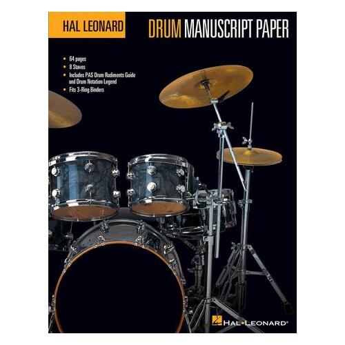 Hal Leonard Drum Manusript Paper