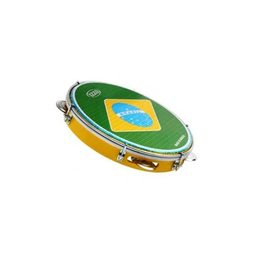 IZZO Pandeiro 10" Lightweight Brazil Flag