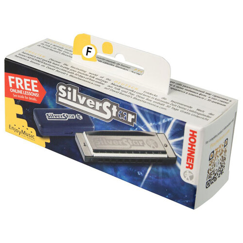 Hohner Enthusiast Series Silverstar Harmonica in the Key of F