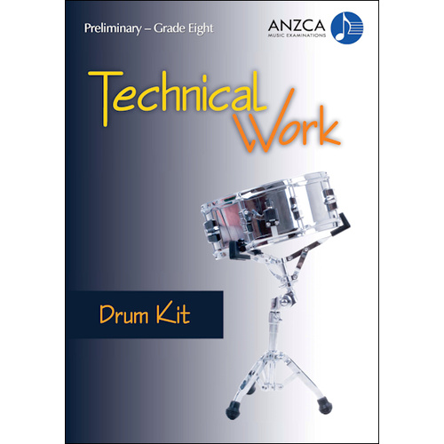ANZCA TECHNICAL WORK DRUM KIT ALL GRADES