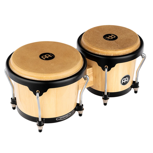 Meinl Headliner Bongos, Wood, 6 3/4" & 8", Natural
