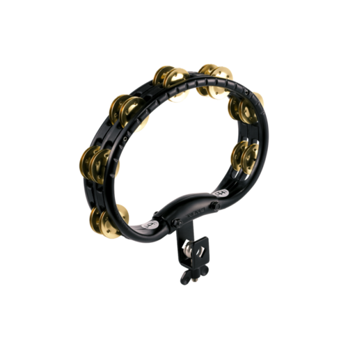 Meinl Mountable Tambourine - Brass Jingles - Black