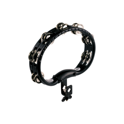 Meinl Mountable Tambourine - Steel Jingles - Black