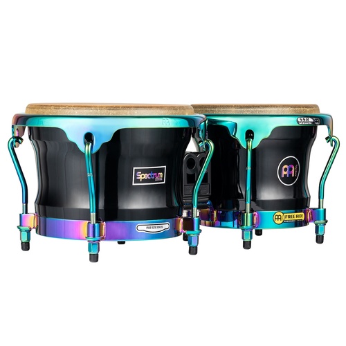 Meinl Percussion 7" & 8 1/2" Spectrum Series Bongos, Phantom Black