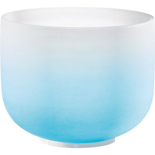 Sonic Energy Crystal S/Bowl 10" L/Blue, Note G4, Throat Chakra