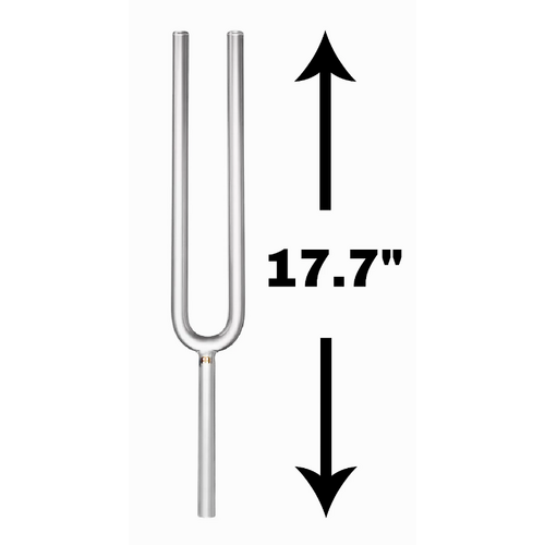 Sonic Energy Crystal Tuning Fork, Note C3, 17.7" length