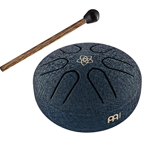 Sonic Energy Pocket Steel Tongue Drum, A Major, Navy Blue
