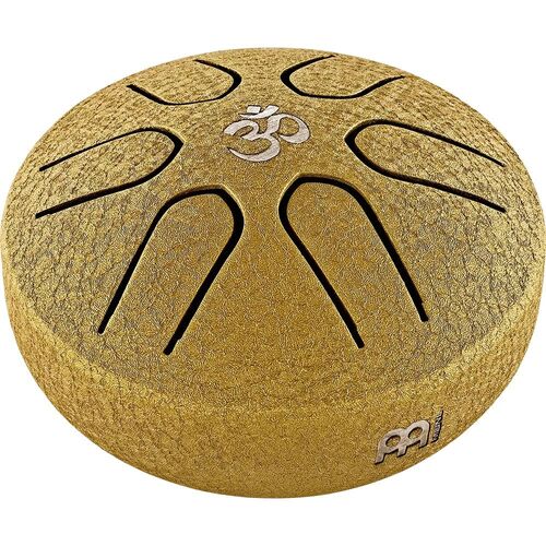 Sonic Energy Pocket Steel Tongue Drum, A Major, Gold