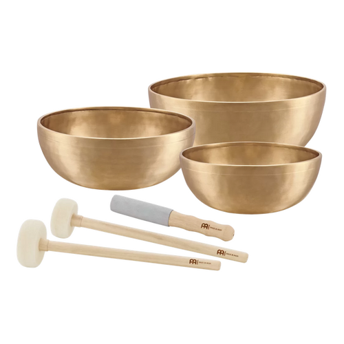 Meinl Sonic Energy Energy Therapy Series Singing Bowl Set, 1400g/1800g/2200g