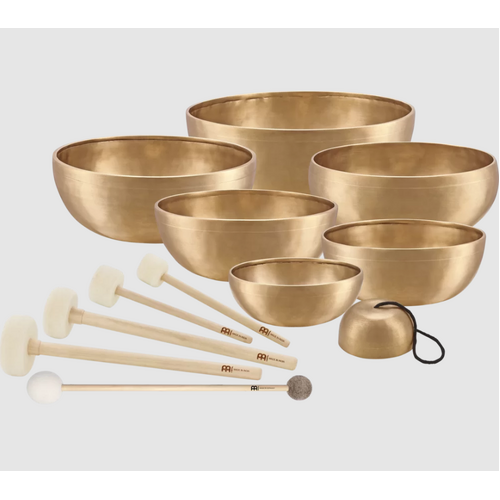 Meinl Sonic Energy Chakra Brass Singing Bowl Set