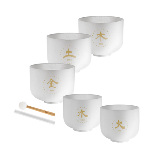 Meinl Sonic Energy 5-piece TCM Crystal Singing Bowl Set - Five Elements