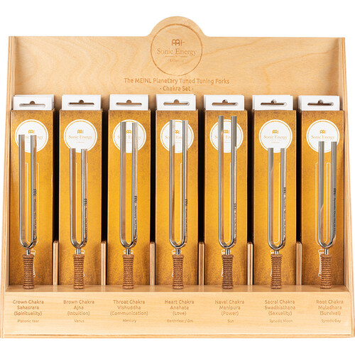 Meinl Sonic Energy Tuning Fork Chakra Set, Including Display