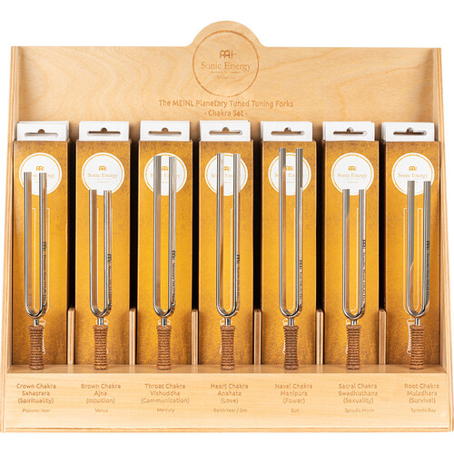 Sonic Energy Tuning Fork Chakra Set, Including Display