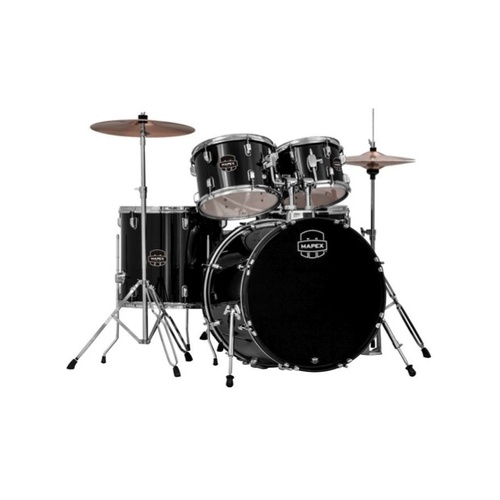 Mapex Prodigy 5pc 20" Drum Set With Hardware & Cymbal Package - Black