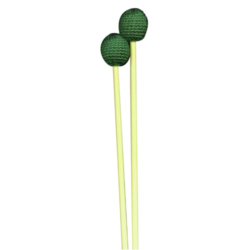 Angel AM7 Metallophone Mallets - Medium Green Yarn
