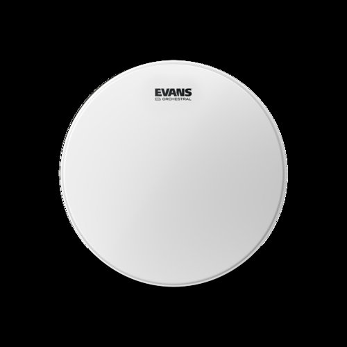 Evans Orchestral Coated White Snare Drum Head, 14"