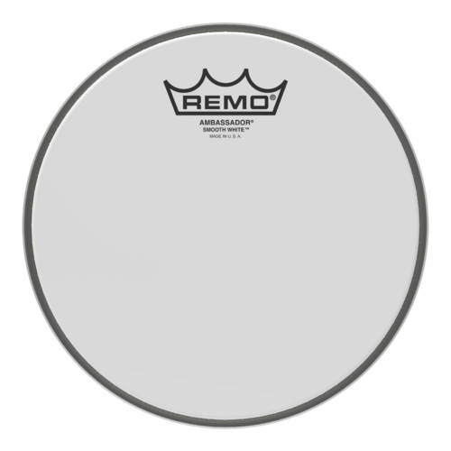 Remo 8" Ambassador Smooth White Drum Head