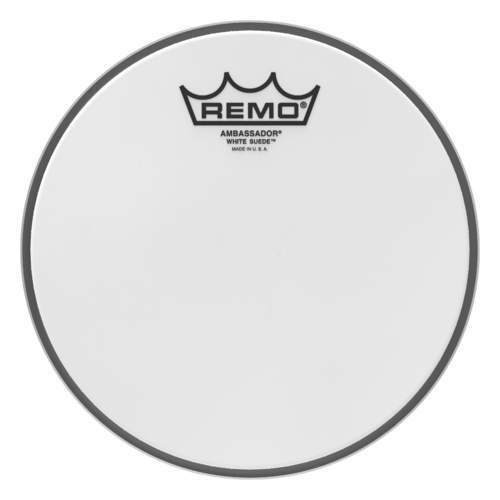 Remo 8" Ambassador White Suede Drum Head