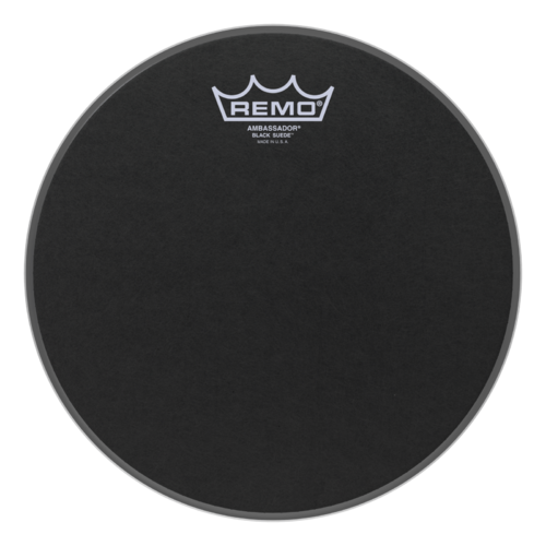 Remo 10" Ambassador Black Suede Drum Head
