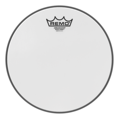 Remo 10" Ambassador White Suede Drum Head