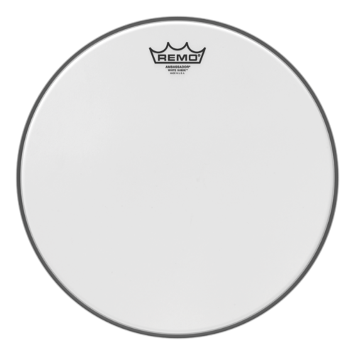 Remo 14" Ambassador White Suede Drum Head