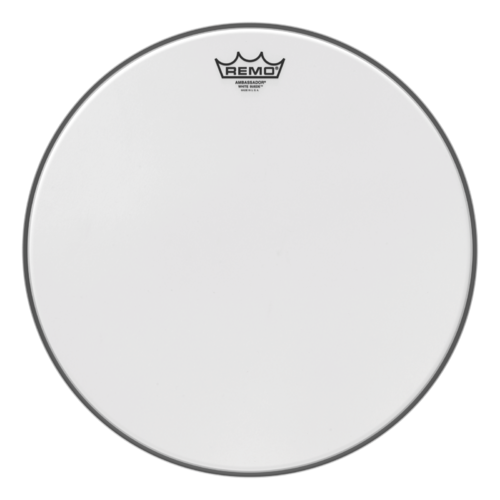 Remo 16" Ambassador White Suede Drum Head