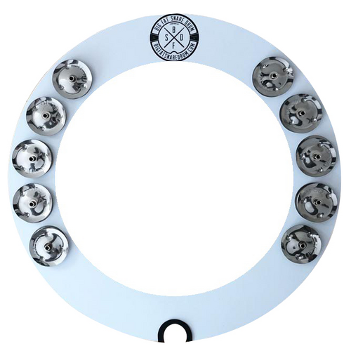 BIG FAT SNARE DRUM 14" - HALO RING STEEL JINGLES