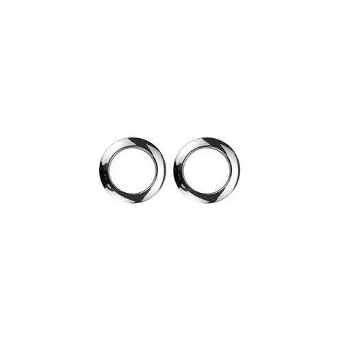 Bass Drum O's 2" CHROME (2 Pack)     HC2