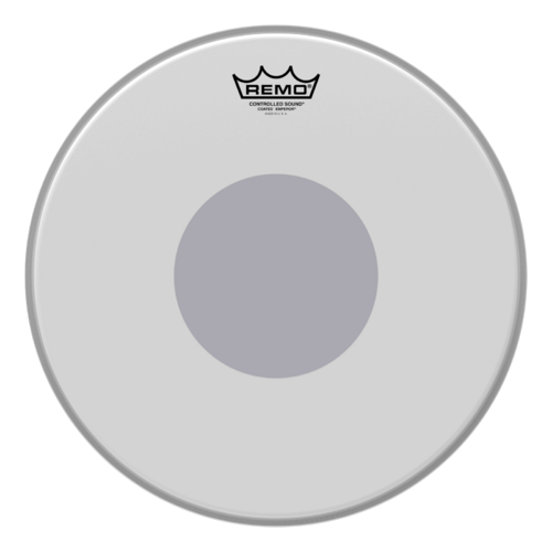 Remo 14" Emperor Coated Drum Head - Bottom Black Dot