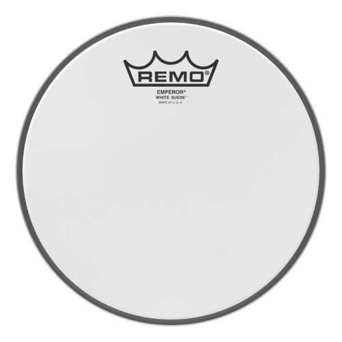 Remo 8" Emperor White Suede Drum Head