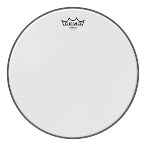 Remo 14" Emperor White Suede Drum Head