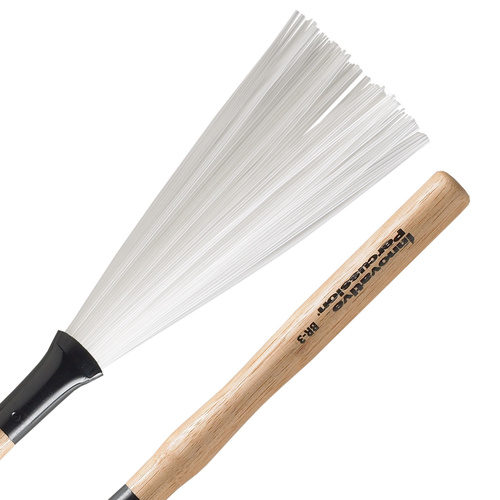 Innovative BR3 Medium Nylon Brushes With Wood Handles