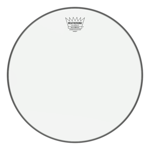 Remo 13" Ambassador Hazy Classic Fit Snare Side Drum Head
