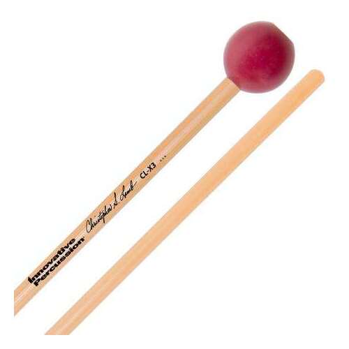 Innovative Chris Lamb Hard Xylophone Mallets - Burgundy