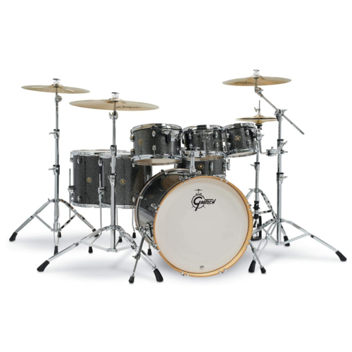 Gretsch Catalina Maple Series 22" 7pc Shell Pack - Black Stardust