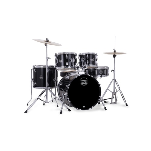 Mapex Comet 5pc Drum Kit - Dark Black