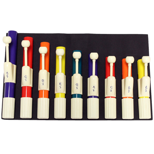 Chroma-Notes Student 9-Note Pentatonic Handchimes Set