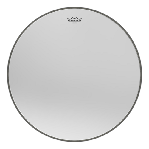 Remo 24" Ambassador Starfire Bass Drum Head - Chrome