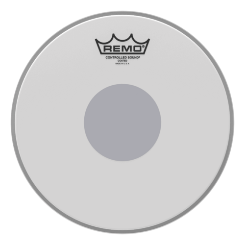 Remo 10" Controlled Sound Coated Black Dot Drum Head - Bottom Black Dot