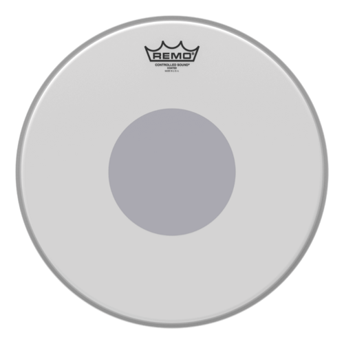 Remo 14" Controlled Sound Coated Drum Head - Bottom Black Dot