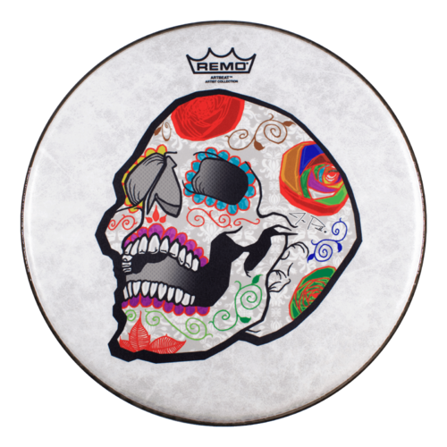 ARTBEAT® Artist Collection Drumhead - José Pasillas, Candy Skull