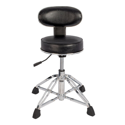 DXP Deluxe Hydraulic Drum Throne with Back Rest.
