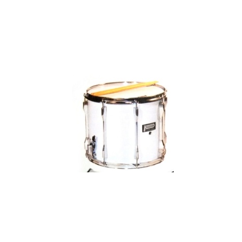14 X 12 INCH SNARE MARCHING DRUM 08 LUGS SILVER
