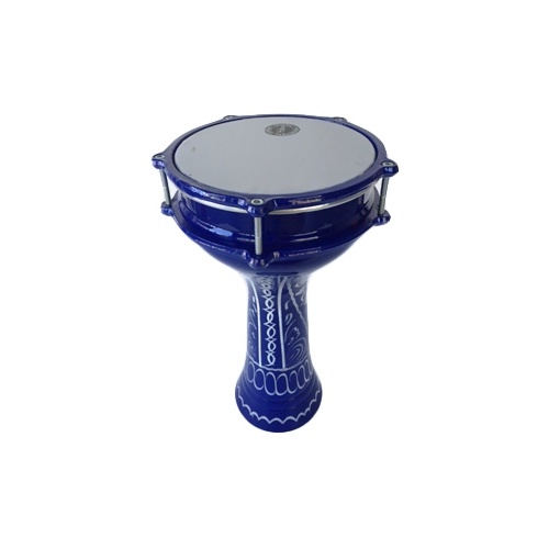SWP Darbuka 20cm - Engraved Blue Design