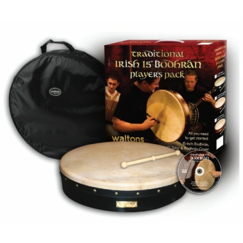 Waltons 15" Classic Bodhrán Pack | Brown