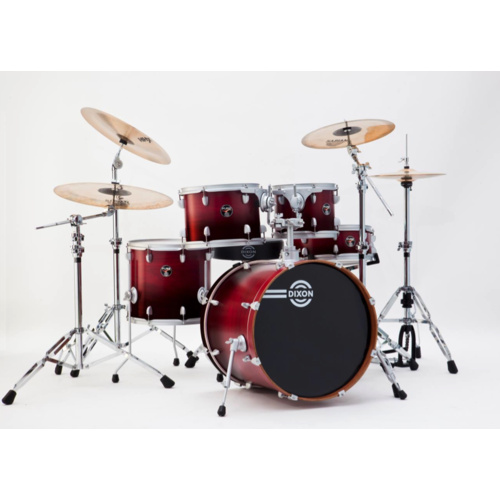 Dixon Fuse Profile Cherry 22 Fusion Plus 5pc - Satin Red Fade to Black