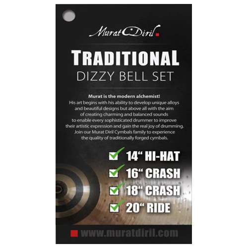 Murat Diril Traditional 'Dizzy' Bell Cymbal Set